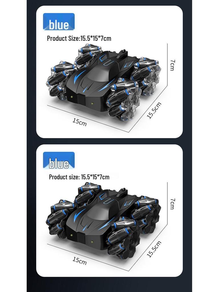 2.4G Remote Control Double-Sided Stunt Car: Flip, Drift, Four-Wheel Drive Tumbling Toy for Kids