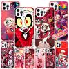H-Hazbin Hotel Anime Phnoe Case for Iphone 17 Air 16 16E 11 12 13 Mini 14 Plus 15 Pro Max 7 8 + SE 2020 Phone Cover Coque 16 15