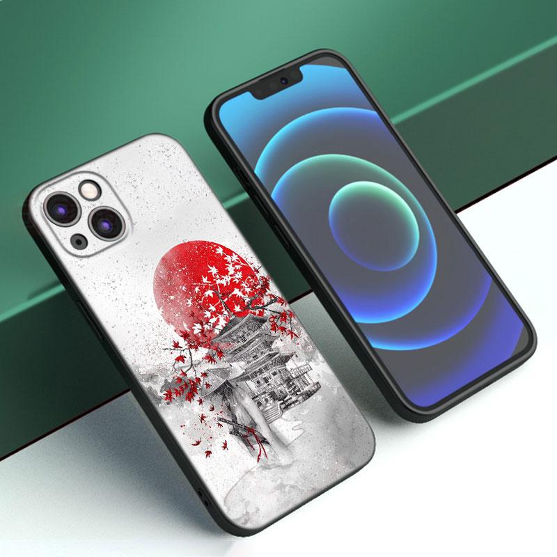 Japanese Style Art Phone Case For iPhone Samsung Galaxy Redmi Xiaomi Oppo OnePlus Note S A 7 8 9 10 11 12 13 14 20 21 22 23 53 54 Pro Max Plus Ultra
