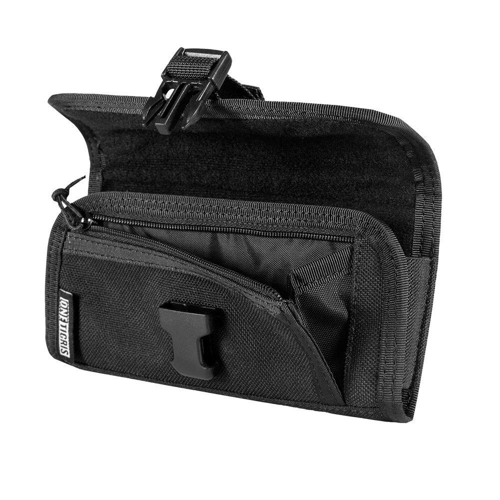 OneTigris Horizontal Smartphone Simple Durable Fits iPhone and Other Devices up to Inch Pouch, Case, Nylon, 6S/7/8/8 Plus/X 5.5 (Black, Single)