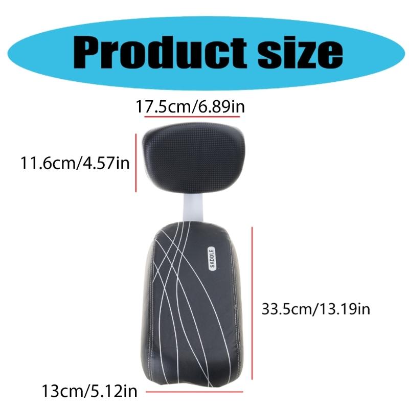 Bicycles Back Seats Set Including Cushion Handrail Footrests Backrest Armrest