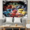 Mighty Morphin Power Rangers Print Tapestry, Lightweight Wall Hanging, for Bedroom, Dorm, Living Room, Home Art Decor - Birthday Christmas Gift for Fr