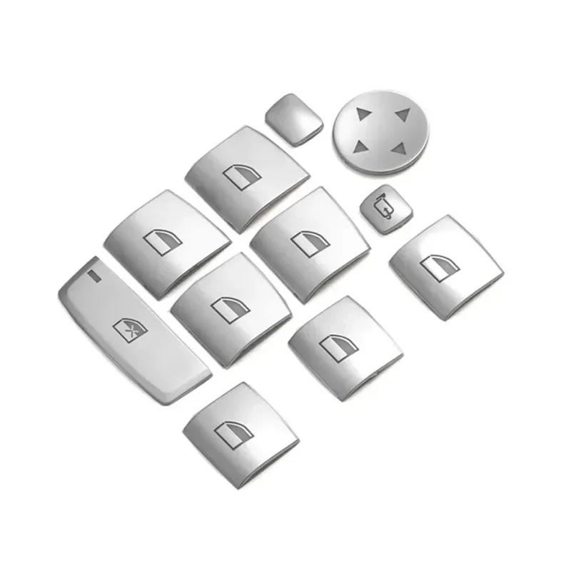 Car Window Lfiter Switch Button Cover Trim For BMW 5 6 7 X3 X4 X5 X6 F10 F07 F11 F01 F02 F06 F12 F25 F26 F15 Interior Mouldings