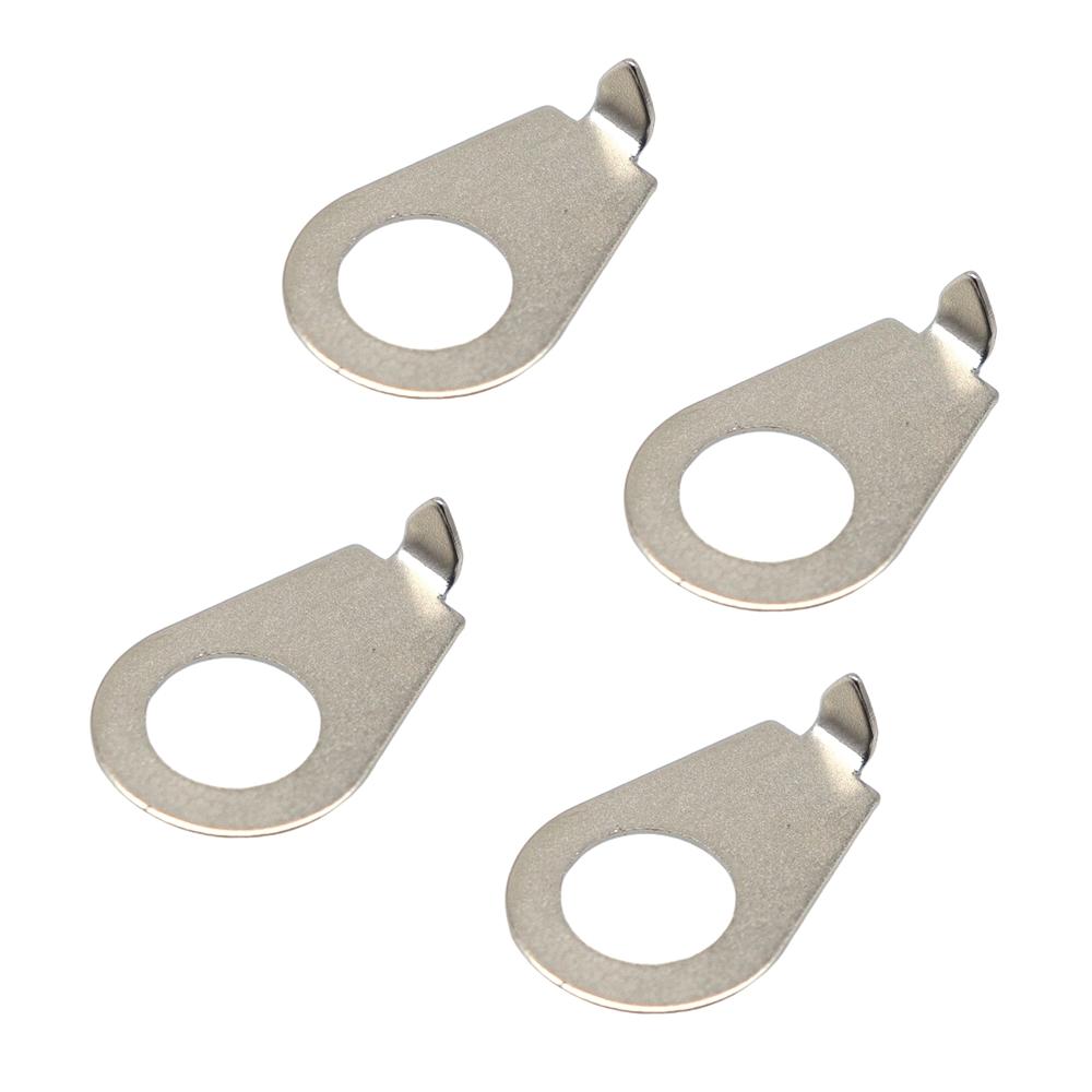 

4pcs Guitar Knobs Pointer Plates, 3/8 Electric Guitar Control Knob Position Pointers, 9.7mm Diameter Washers for LP Guitar Part