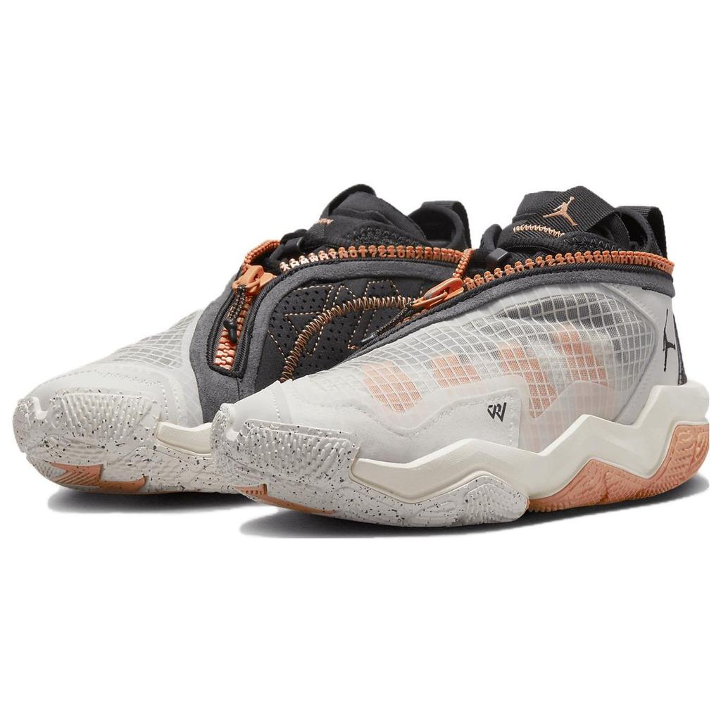 Air Jordan Why Not Zer0.6 GS Rattan Kids Sneakers Phantom Pale-Ivory Black DO7191-002