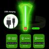 LED Running Vest USB Rechargeable Reflective Glowing Reflector Straps Adjustable Night Running Vest High Visibility Elastic Band