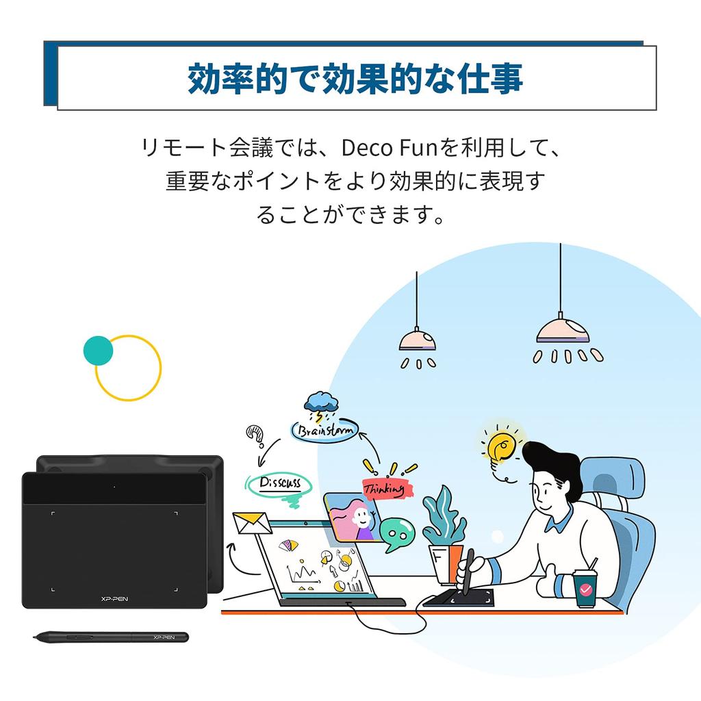 XPPen Deco Fun XS Inch Pen Smartphone Android Black 4.8x3 Tablet, Compatible, No-Charge Pen, Beginner's Guide, OSU! Gaming, Windows, Mac, Chromebook,