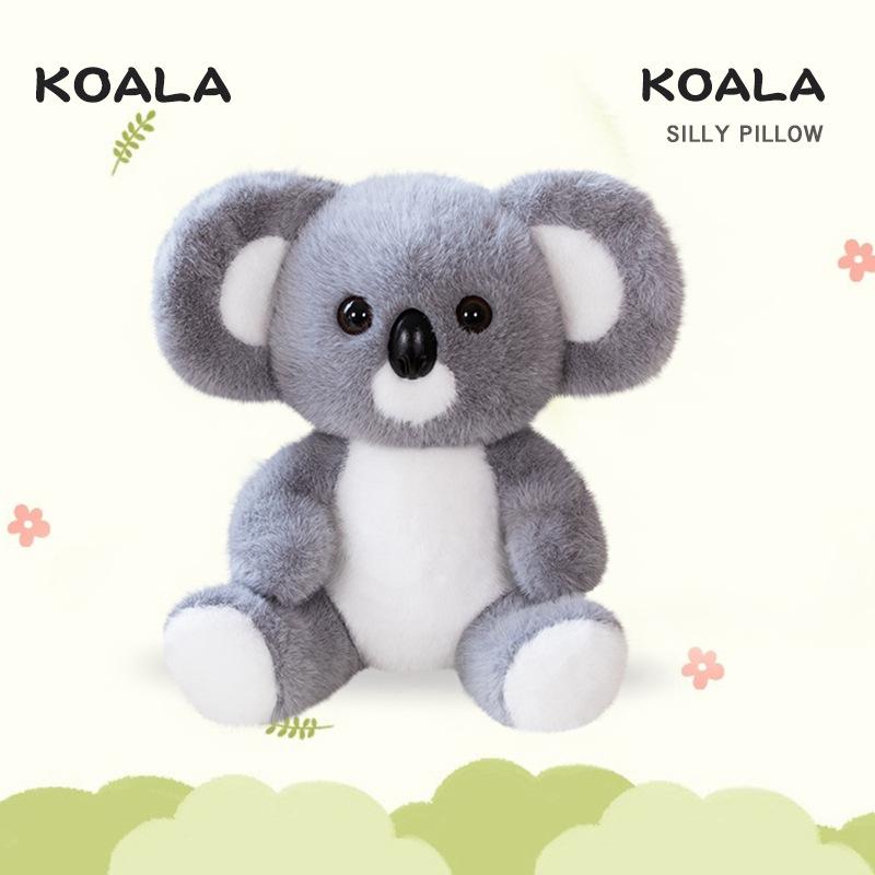 New Cute Koala Sitting Posture Koala Plush Toy Decoration Ornament Zoo Souvenir