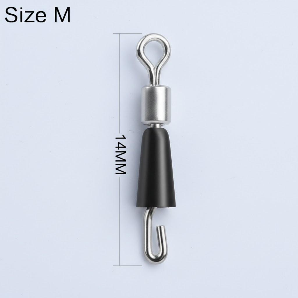 

Fishing Swivels Ball Bearing Connectors Quick Link Hooks 10PCS Fishing Tackle Accessories Tools