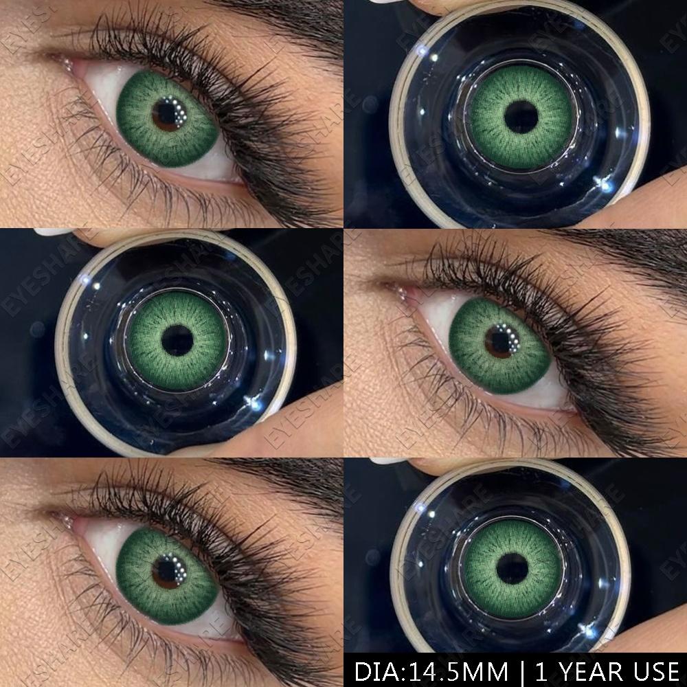 Blaue Linsen, 1 Paar, farbige Pupillen für die Augen, modische Beauty-Linsen, farbige Kontaktlinsen, große Augen, Colorcon-Linsen, jährlicher Gebrauch