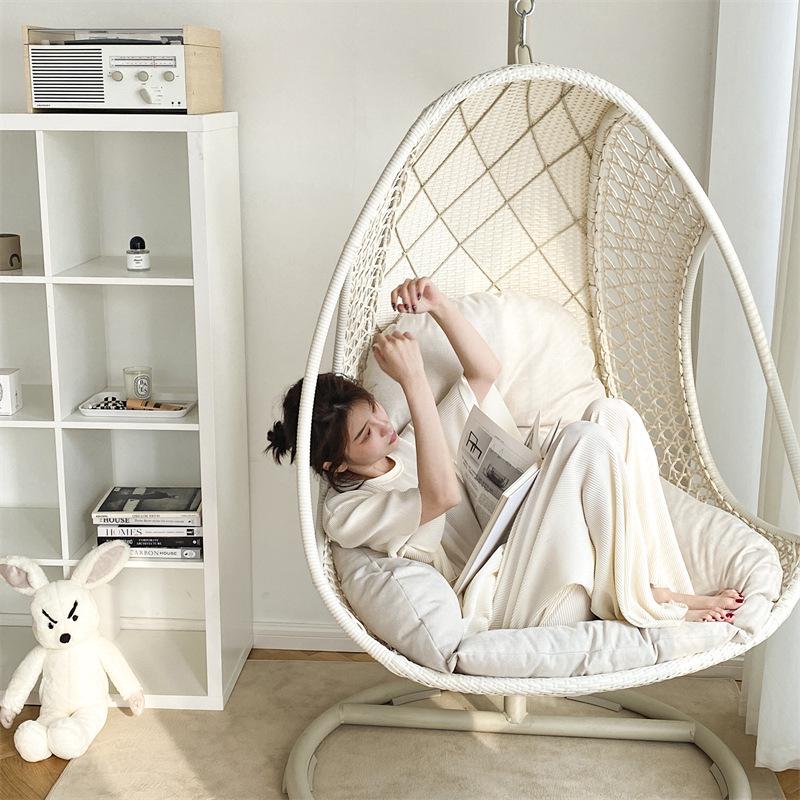 Thickened Cushion for Hanging Chair: Backrest for Dormitory, Bedroom, or Balcony Cradle Swing