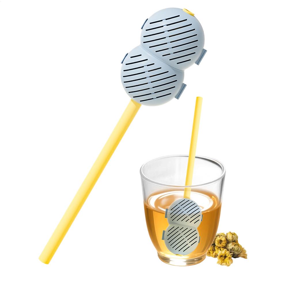 

Tea Filter Strainer 2 In 1 Tea Steeper Straw Portable Removable Diffuser Drinking Straw For Brewing Pot Kettle Cup Steeping