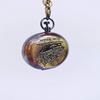 Button Antique 1" Pocket Compass with Chain Beautiful Antique Gift