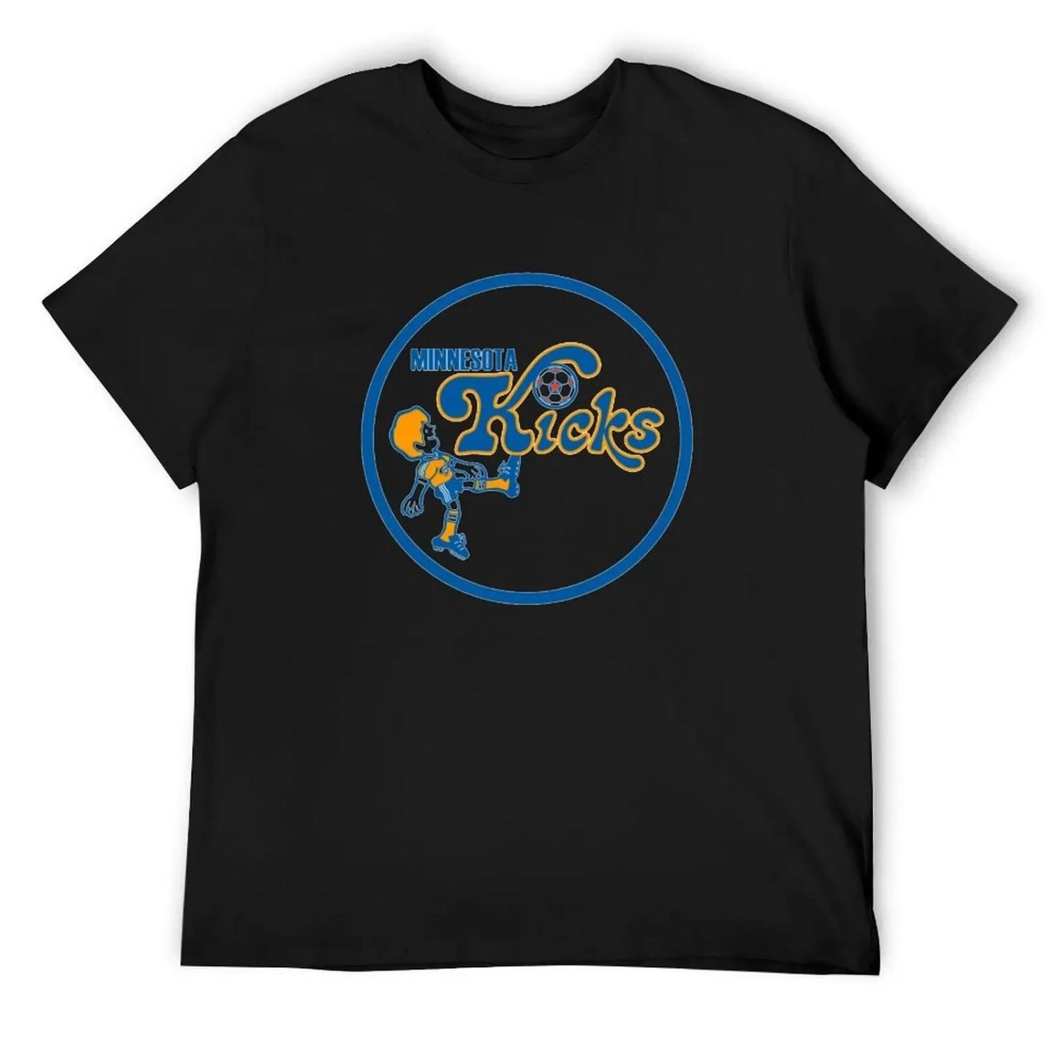 Minnesota Kicks- North American Soccer League T-Shirt graphic tee shirt custom shirt t shirts for men pack S