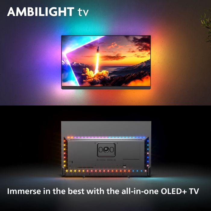 Télévision OLED - PHILIPS - 55OLED910 - 139 Cm - 4K UHD - Smart TV - Ambilight
