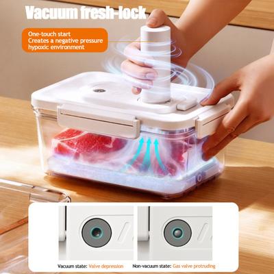 Elektrische Vacuüm Verzegelde Voedselcontainer Luchtdicht Handmatige Pomp BPA-Vrij Crisper Box met Opbergdoos Voedsel voor Koelkast Fruit