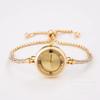 Fashion Women's Wristwatch Gold Bracelet Small Dial Elegant Watch New Cute Women Steel Bracelet Watch Quartz Wristwatch