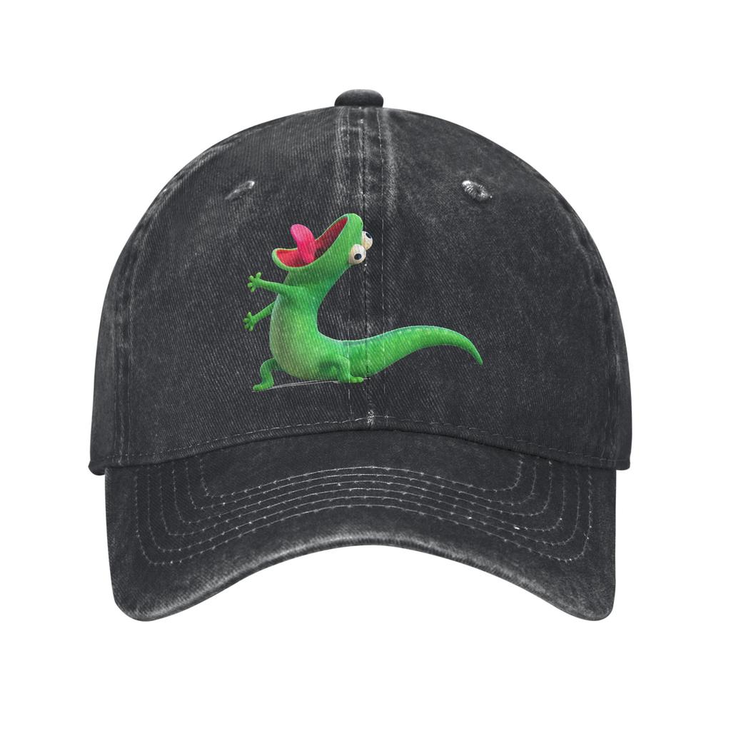 Washed Baseball Cap Lizard Smiling Summer Hip Hop Hats For Unisex-Teens Casual Outdoor Gym Sun Baseball Caps