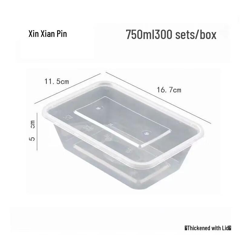 Disposable Rectangular Food Container
