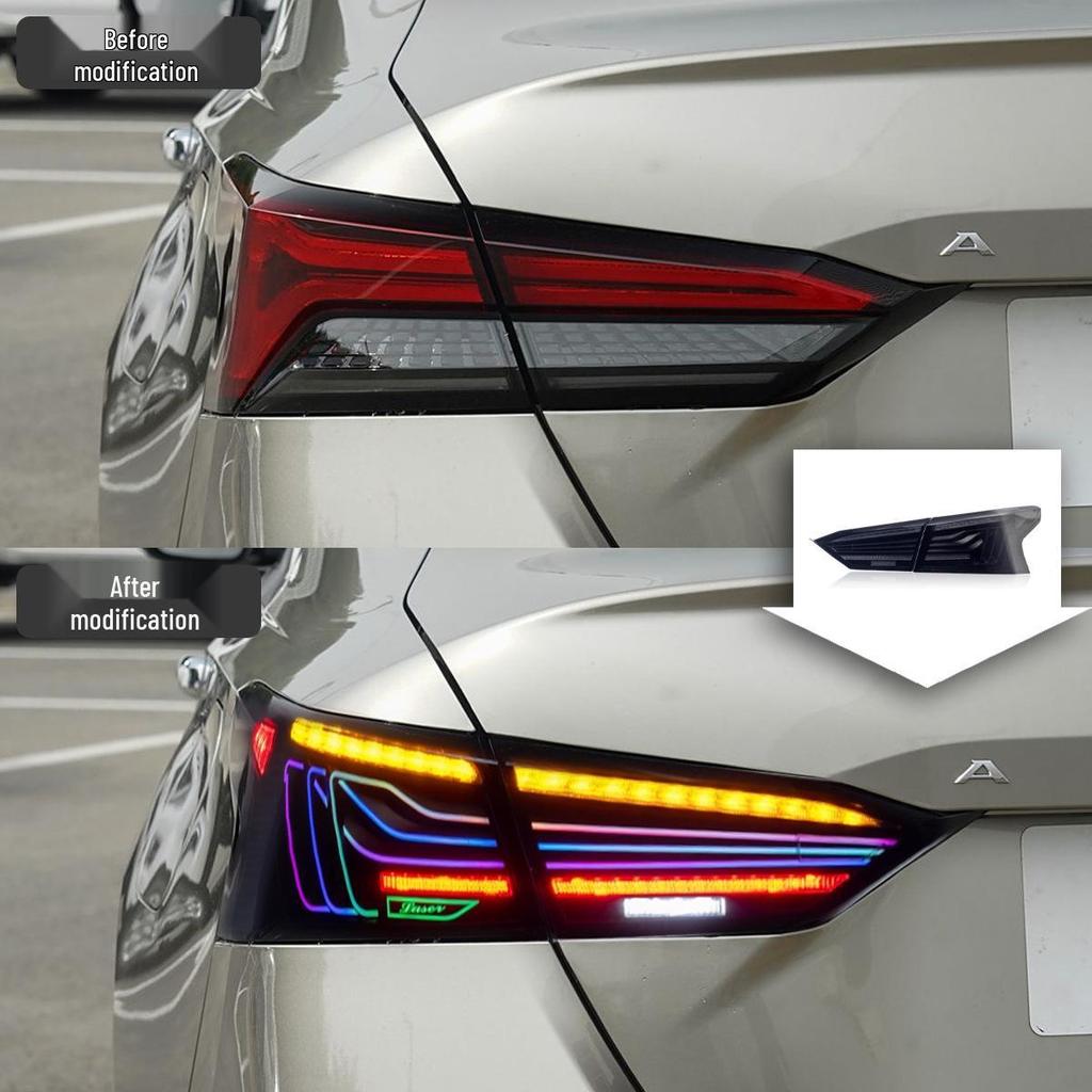 CSL RGB Daytime Running Lights & Sequential Turn Signals for 2019-2025 Nissan Altima Tail Lights