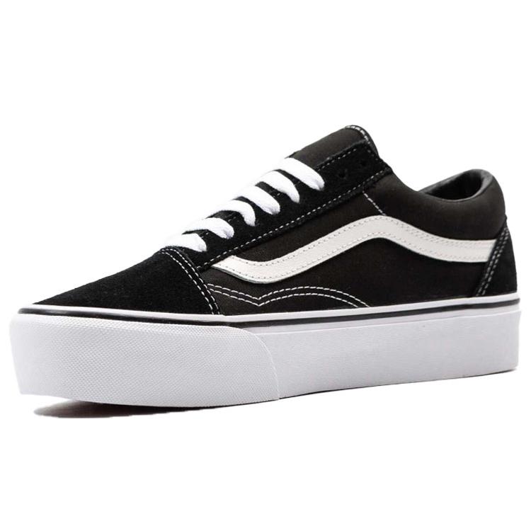 Vans Old Skool Platform 'Black White' (Unisex) Black / White Skateboard Shoes VN0A3B3UY28