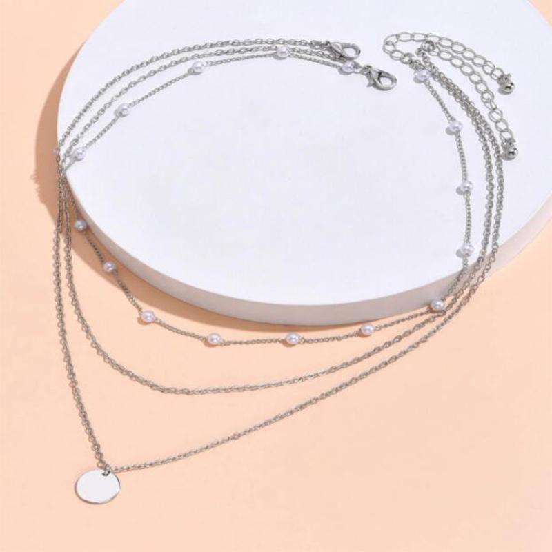 Vintage Necklace Gold Color Chain Women's Jewelry Bohemian Multilayer Coins Necklaces Girls Collier Femme Collares Jewelry 2022