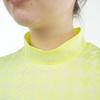 Golf Short Sleeve Mock Neck Shirt Quick 2 [New Balance] Women's (Sweat Absorbent, Drying, Stretch) / 012-4166501 060_Yellow [L]