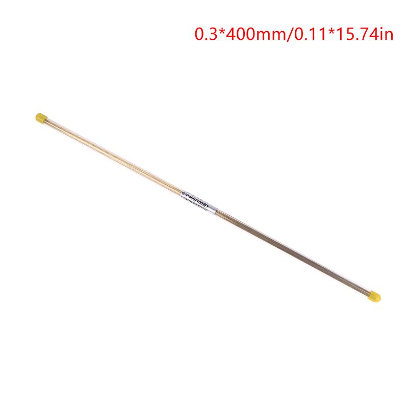 100PCS For Edm Drilling Machine Wire Cutting Accessories Consumables Single Hole 0.3/0.5/0.8/1.0*400 Brass Copper Tube