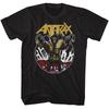 Camiseta Vint para Hombre Anthrax Anthrax Judge Death Grande Negra