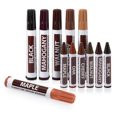 2pcs Furniture Repair Wood Touch Up Marker Pens Fix Wood Furniture Scratch