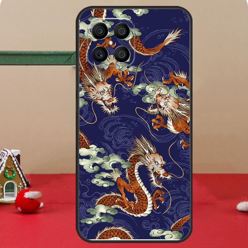 DRAGON TATTOO JAPANESE Case For Honor Magic 7 Lite 6 8 Pro Honor 400 200 70 90 X8c X8b X9a X9b X9c X9d Win RT Cover