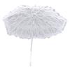 White Lace Parasol Umbrella J Handle Elegant Appearance Bridal Lace Umbrella for Wedding Party Decorations Prom