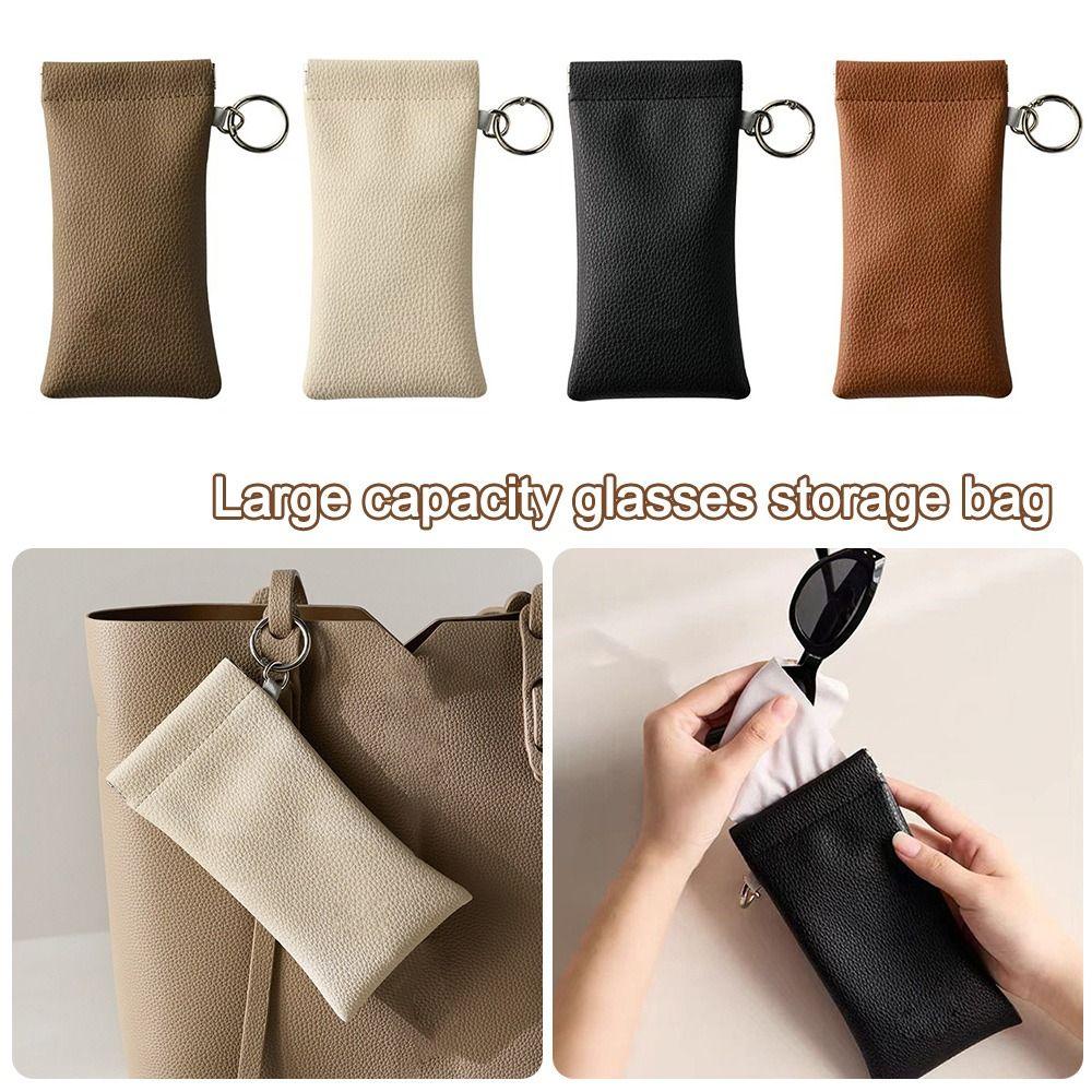 Automatic Closure Glasses Protective Case Dustproof Sunglasses Case Glasses Storage Bag  Travel Use