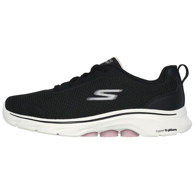 Skechers Go Walk 7 Clear Path Удобные Универсальные Прочные Низкие Повседневные Кроссовки Женские Черный 125207-BKPK 36