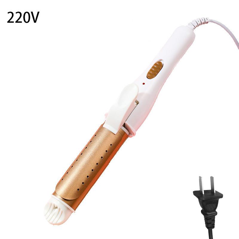 

Плойка-выпрямитель для волос 2в1 золото-розовый для сухого и влажного использования, бытовой 220в