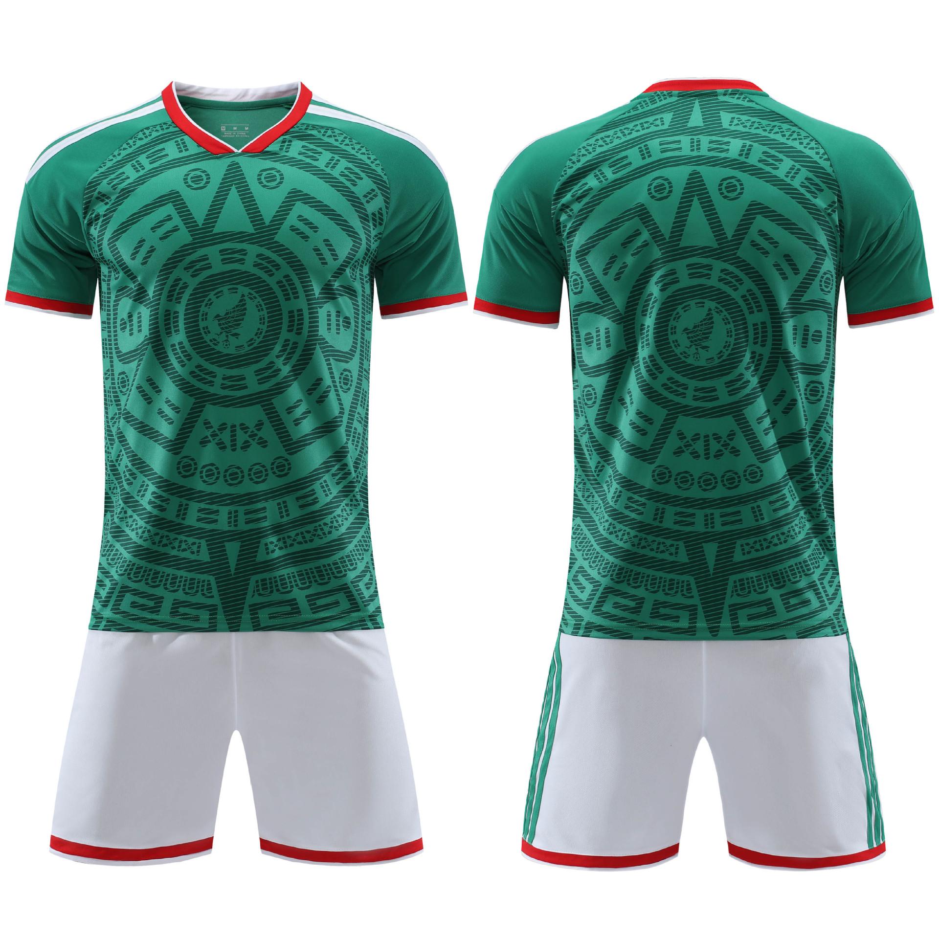 2026 World Cup Plain Mexico Home Jersey 16