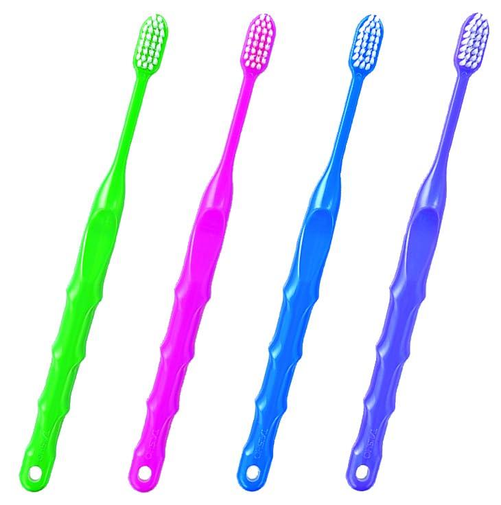 Taisho Pharmaceutical Dentwell Double Soft Brush X Designed by a Two Types of and Rounded Toothbrush Bristles Rounded Periodontal Care Plaque Tooth