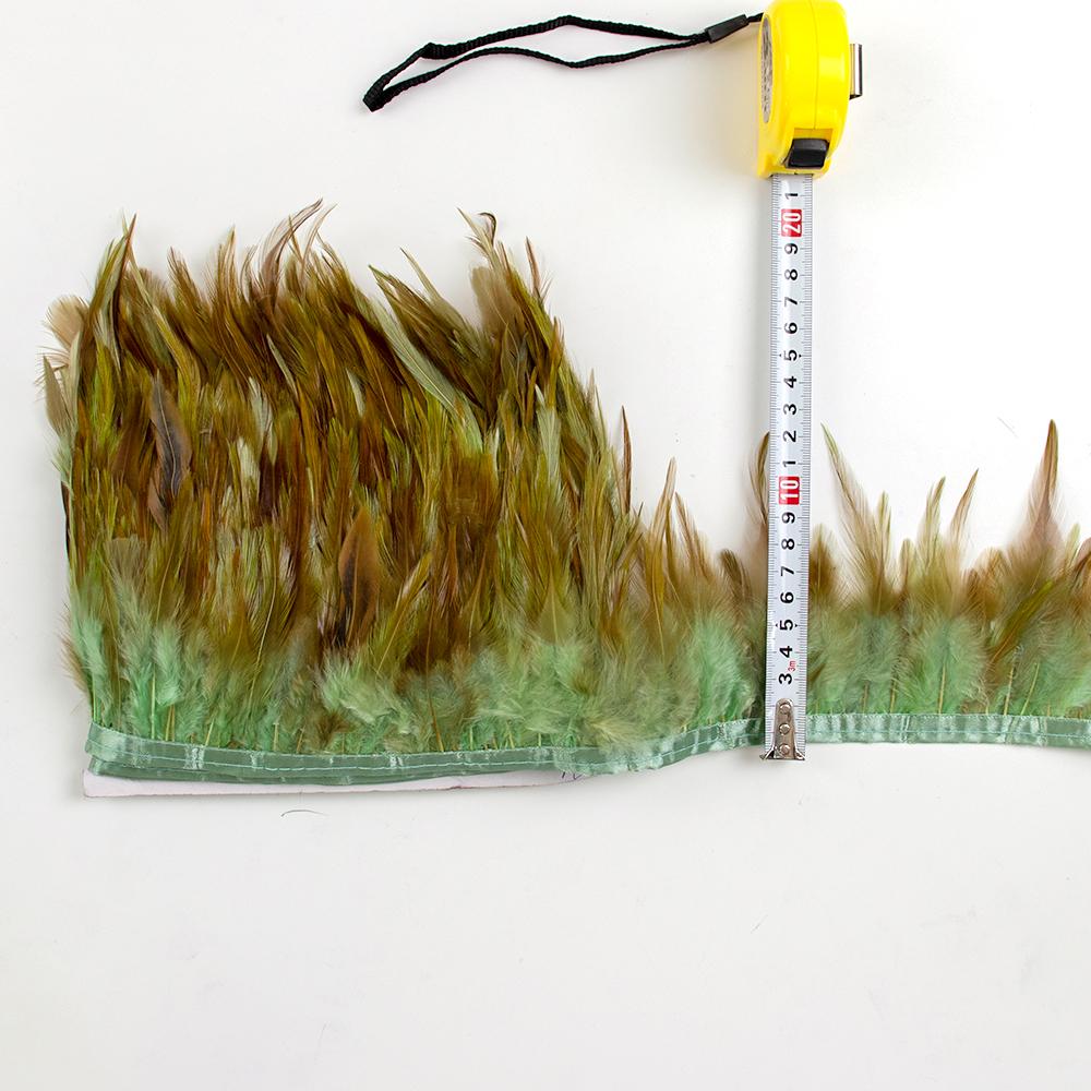 10 Meter 14 Coloful Chicken Feather Trim Fringe Diy Party Skirt Crafts Top Quality Pheasant Feathers For Sewing In Dress Decor