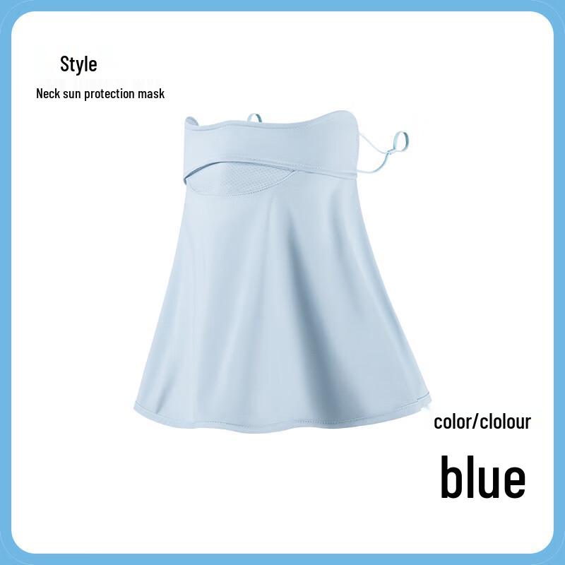 

XIN SHENG XIANG Ice Silk Sun Protection Hat with Face Mask and Shawl One Size