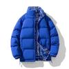 Geacă de iarnă Geacă din bumbac cu puf față-verso pentru bărbați și femei Modă casual dinamică Îmbrăcăminte de cuplu Geacă din bumbac cu guler înalt