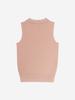 LORDLOAR Signature Collared Sleeveless Knit Salmon