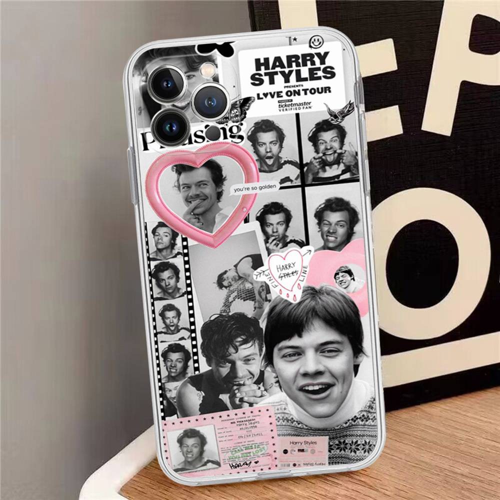 Hot H-Harrys Music Styles Phone Case For IPhone 17 16 15 14 13 12 11 Pro Max 13 12 Mini 17Air 16e Clear Cases