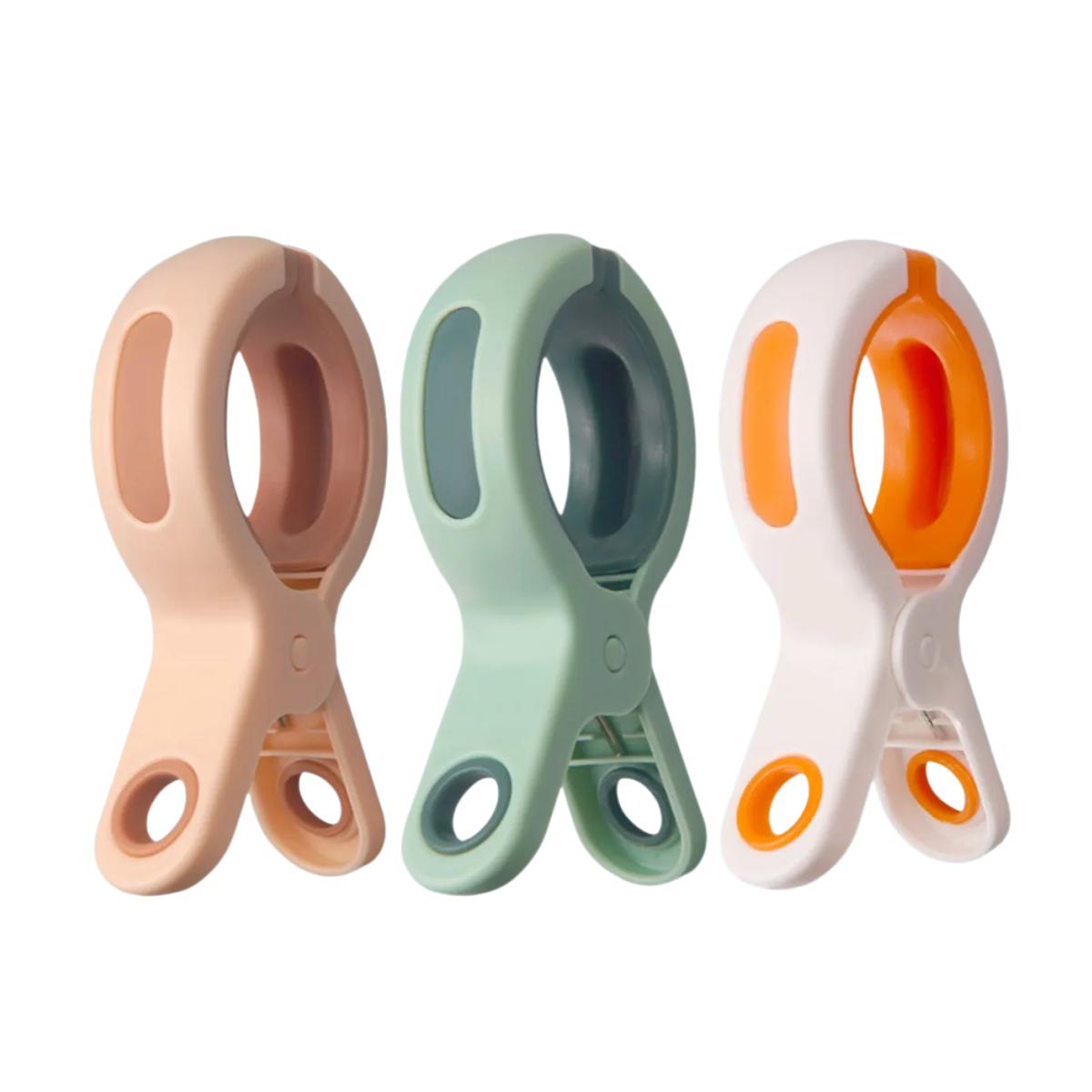 

3/6Pcs Beach Towel Clips Reusable Large Windproof Clothes Pegs Plastic Strong Clothespins Laundry Tong for Blankets Coats Towel