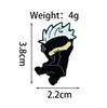Jujutsu Kaisen Cute Character Alloy Brooch - Anime Badge for Clothing, Backpacks & Student Accessories.