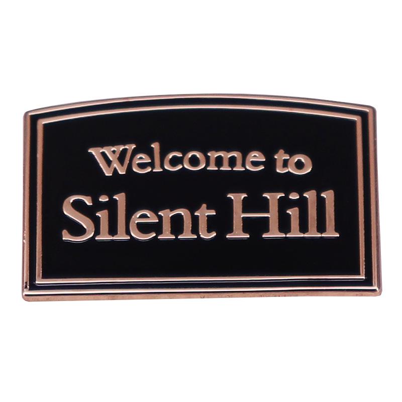 

Silent Hill Metal Brooch: Horror Game Badge Accessory Gift
