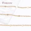 18K Gold Plated Brass with Round Shape Special Necklace Bracelets Chains High Quality Spool Chains DIY Jewelry Making Supplies