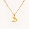 Charms Heart Initial Necklaces for Women,Gold Plated Letter Pendant Necklace, 26 Capital A-Z Stainless Steel Jewelry