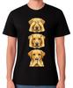 Labrador Retriever Höre Siehe Sprich Kein Übel Unisex T-Shirt Niedliches Hunde-Liebhaber Tee