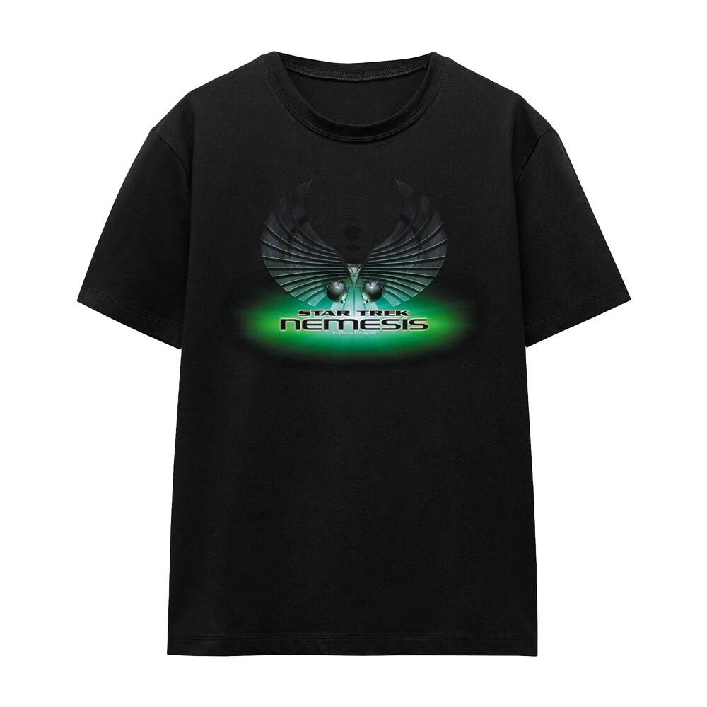 Star Trek Nemesis(Movie) Ladies 100% Cotton T-shirt Mens Tees Top S-2XL, Black 2XL