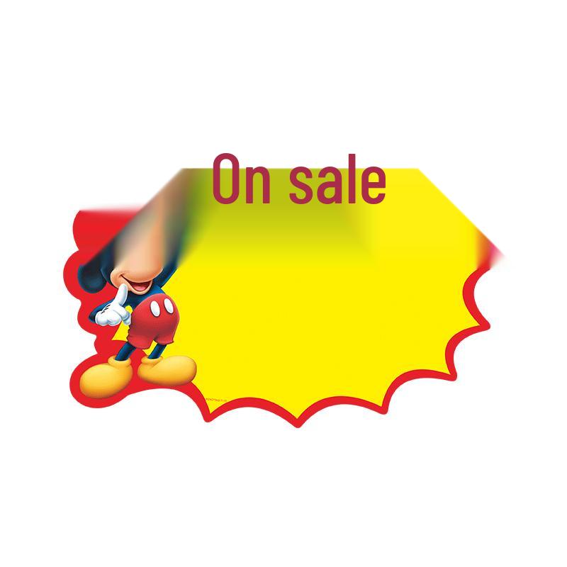 Extra Large 100-Sheet Supermarket POP Exploding Price Tags for Fruit Store Promotion
